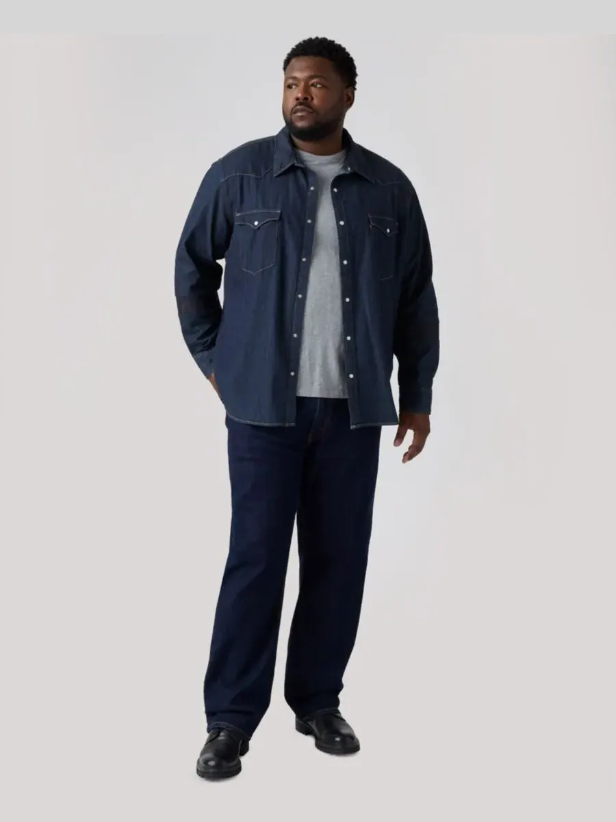 Мужские джинсы Levis 506 Comfort больших размеров Levi's — изображение 2 из 5, темно-синий