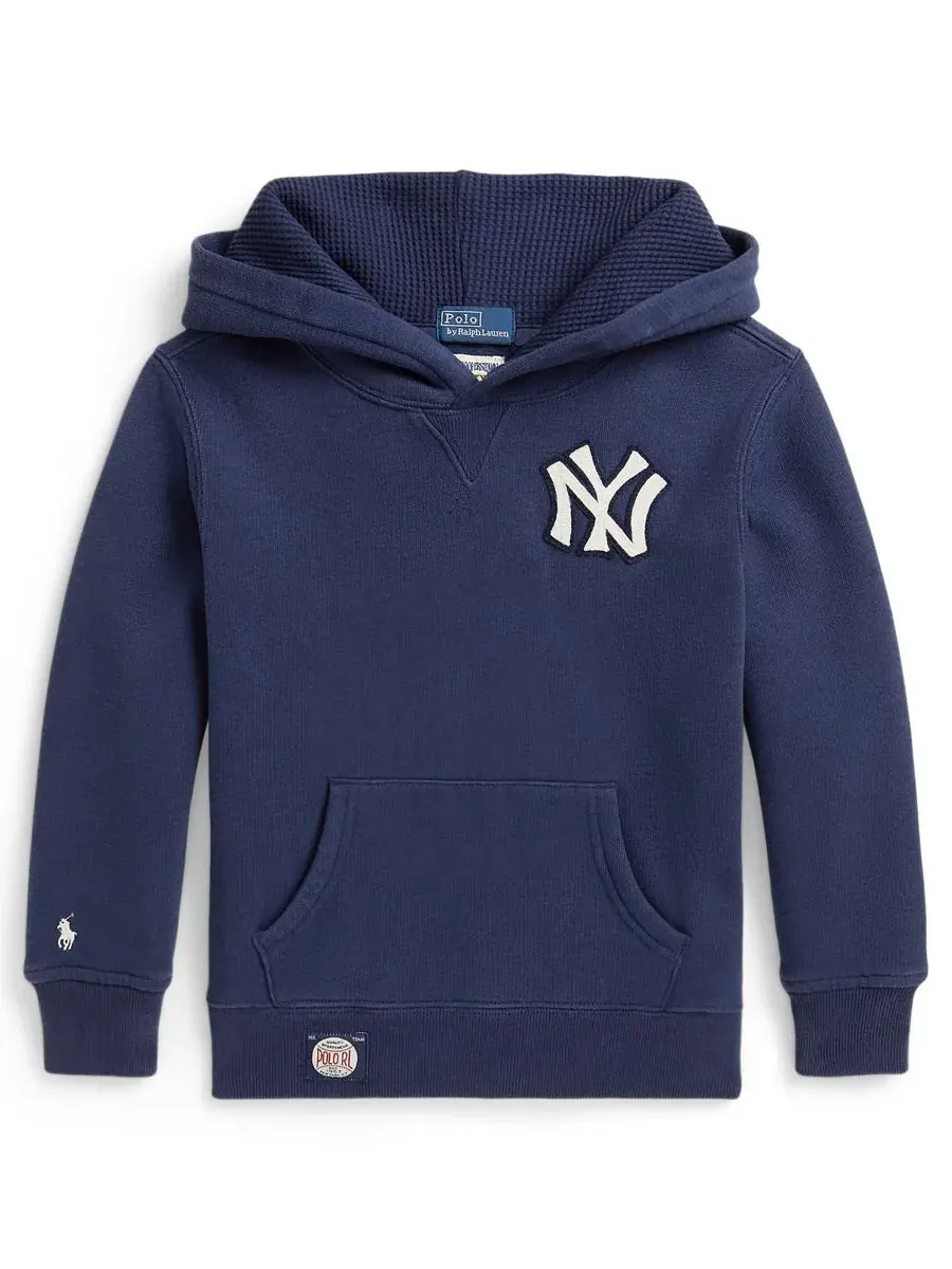 Детская толстовка с капюшоном (для мальчиков 2-7 лет) Polo Ralph Lauren, темно-cobalt — изображение 1 из 3, кобальт