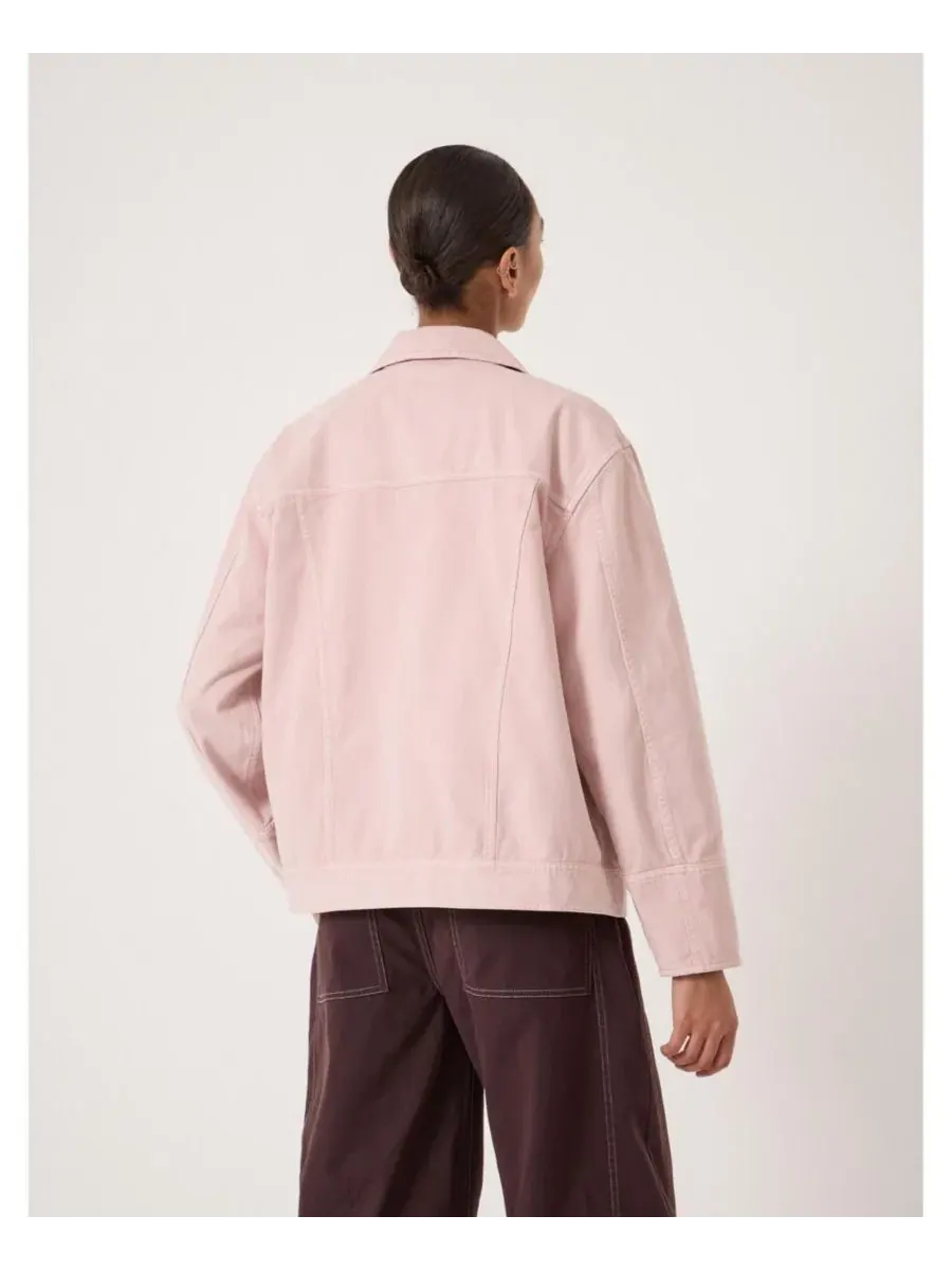 Женская хлопковая куртка Avril Utility Barn Jacket Hush — изображение 3 из 8, бледный розовый