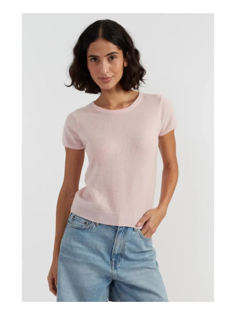 Женская футболка Chinti and Parker Air Pure Cashmere Chinti & Parker — розовый