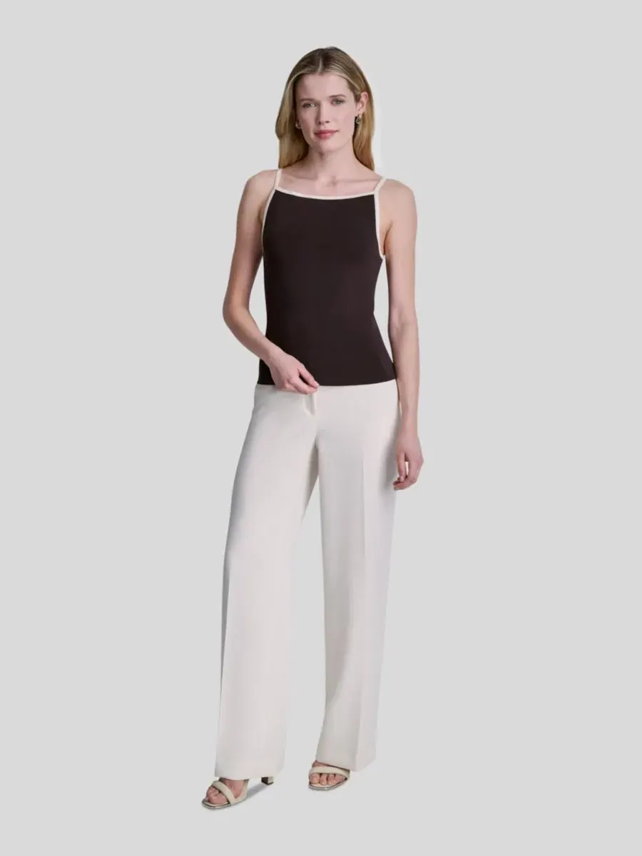 Женский топ на тонких бретелях с квадратным вырезом DKNY — изображение 5 из 6, коричневый