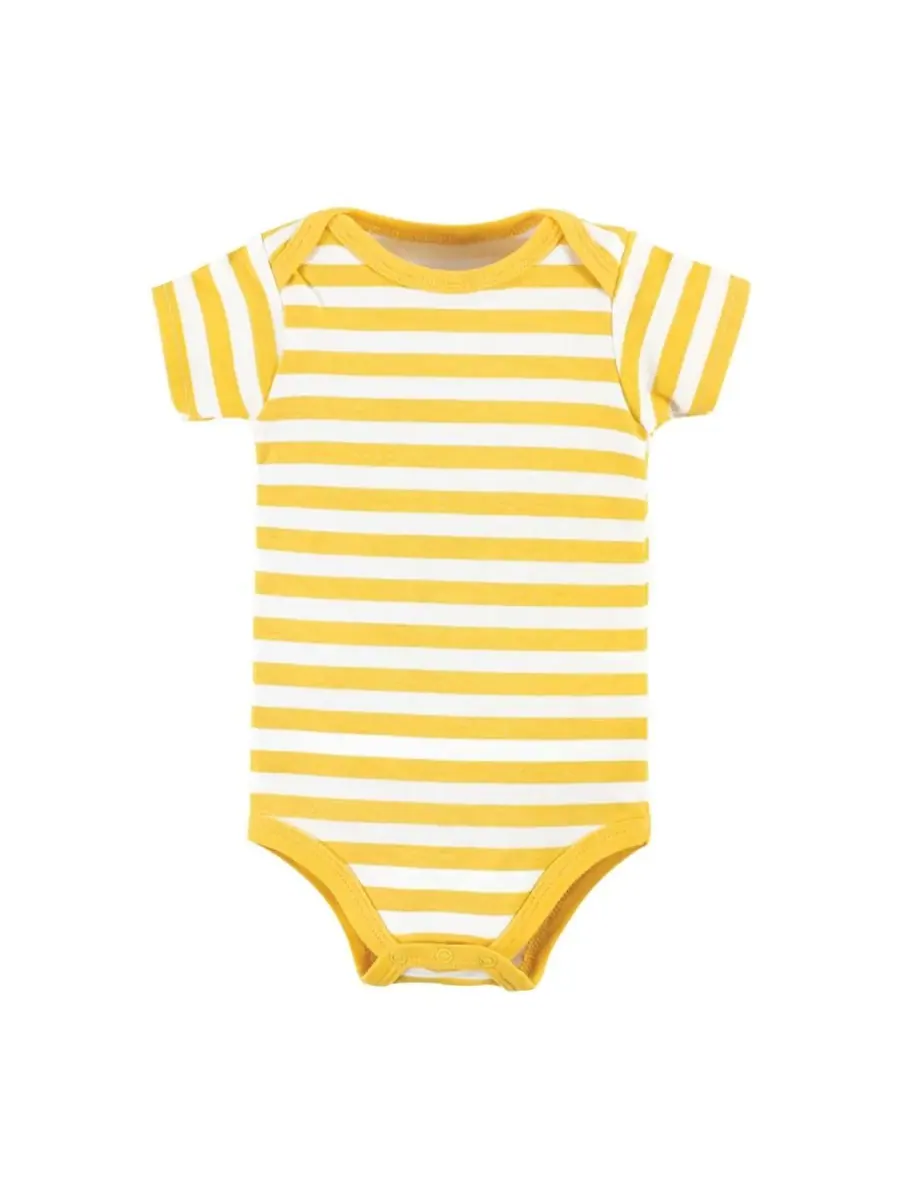 Комплект из 5 хлопковых боди Essential Hudson Baby, Hola Ladies 5-Pack — изображение 6 из 7