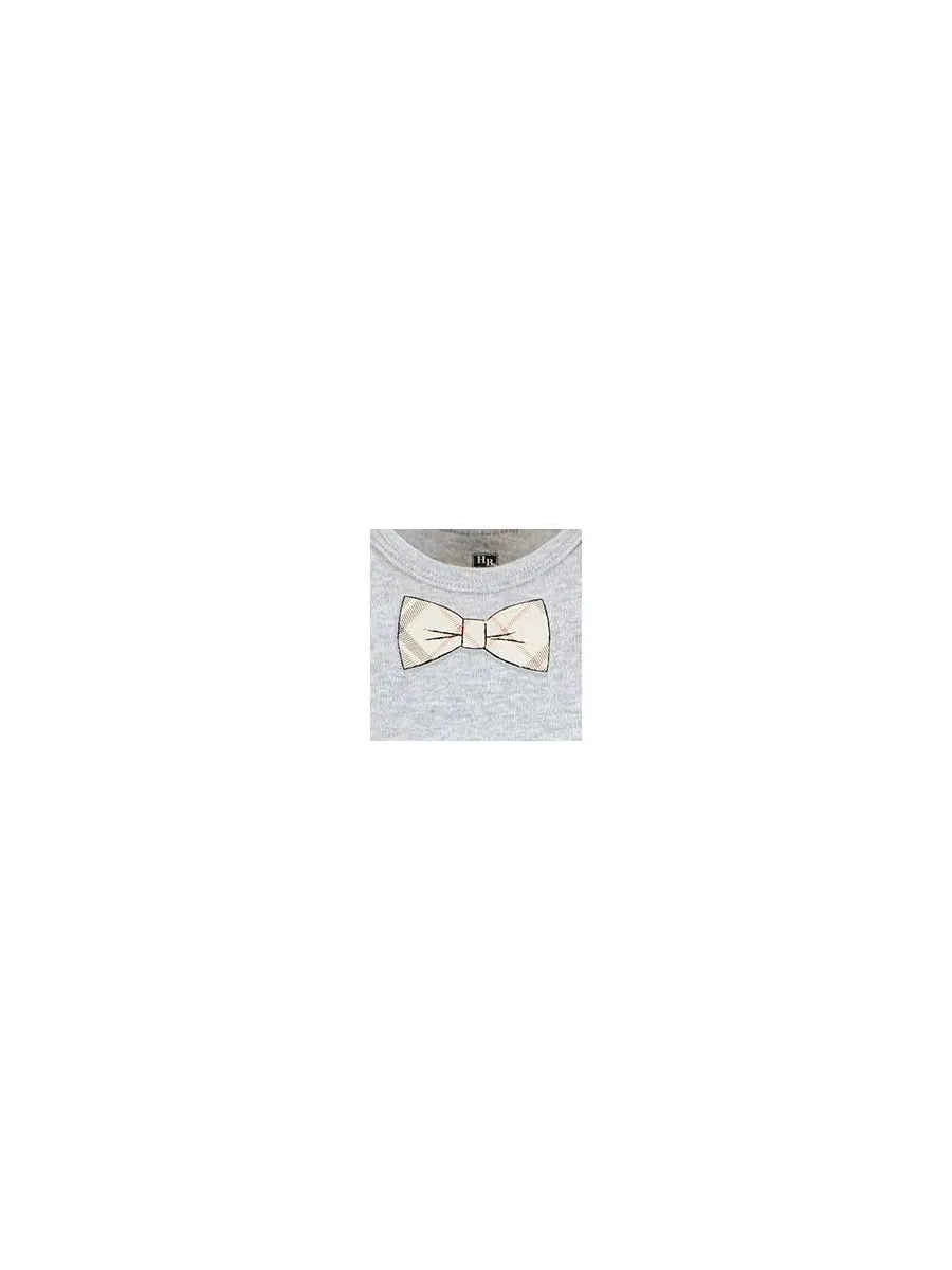Хлопковый боди, брюки и обувь, комплект из 3 предметов, Tree Rex Hudson Baby, Plaid Bow Tie — изображение 2 из 5