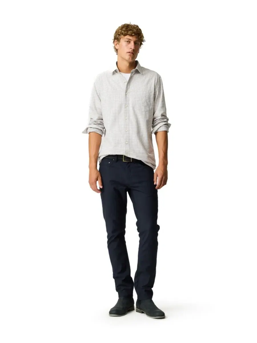 Рубашка Mckerrow Slim Fit хлопок/лен Rodd & Gunn — изображение 6 из 6, овсяный