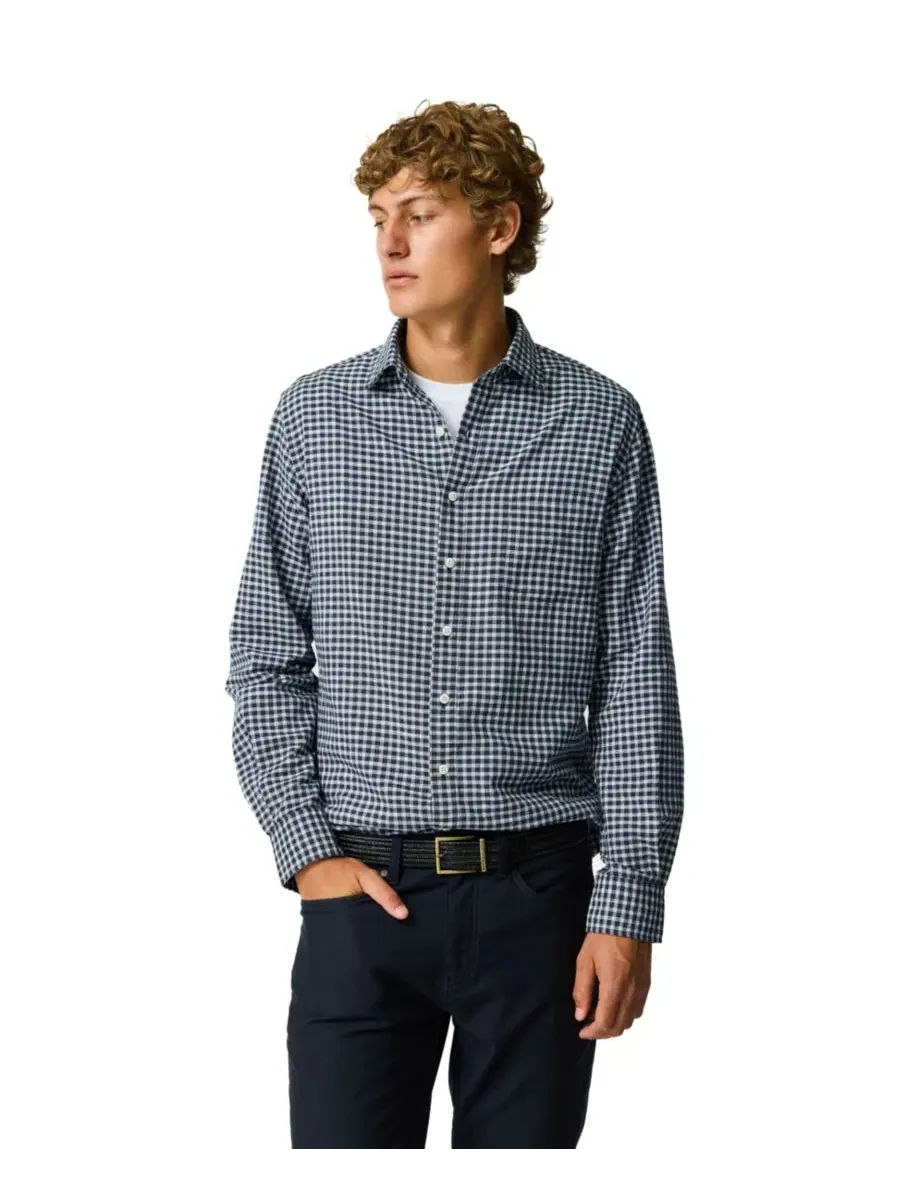 Рубашка Mckerrow Slim Fit Cotton Linen Rodd & Gunn — изображение 1 из 6, королевский