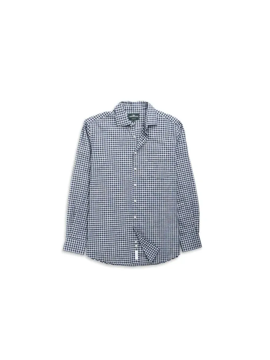 Рубашка Mckerrow Slim Fit Cotton Linen Rodd & Gunn — изображение 4 из 6, королевский