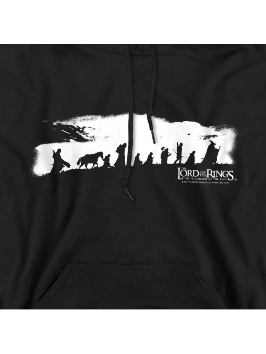 Худи с капюшоном LOR The Fellowship Lord Of The Rings — изображение 2 из 3, черный