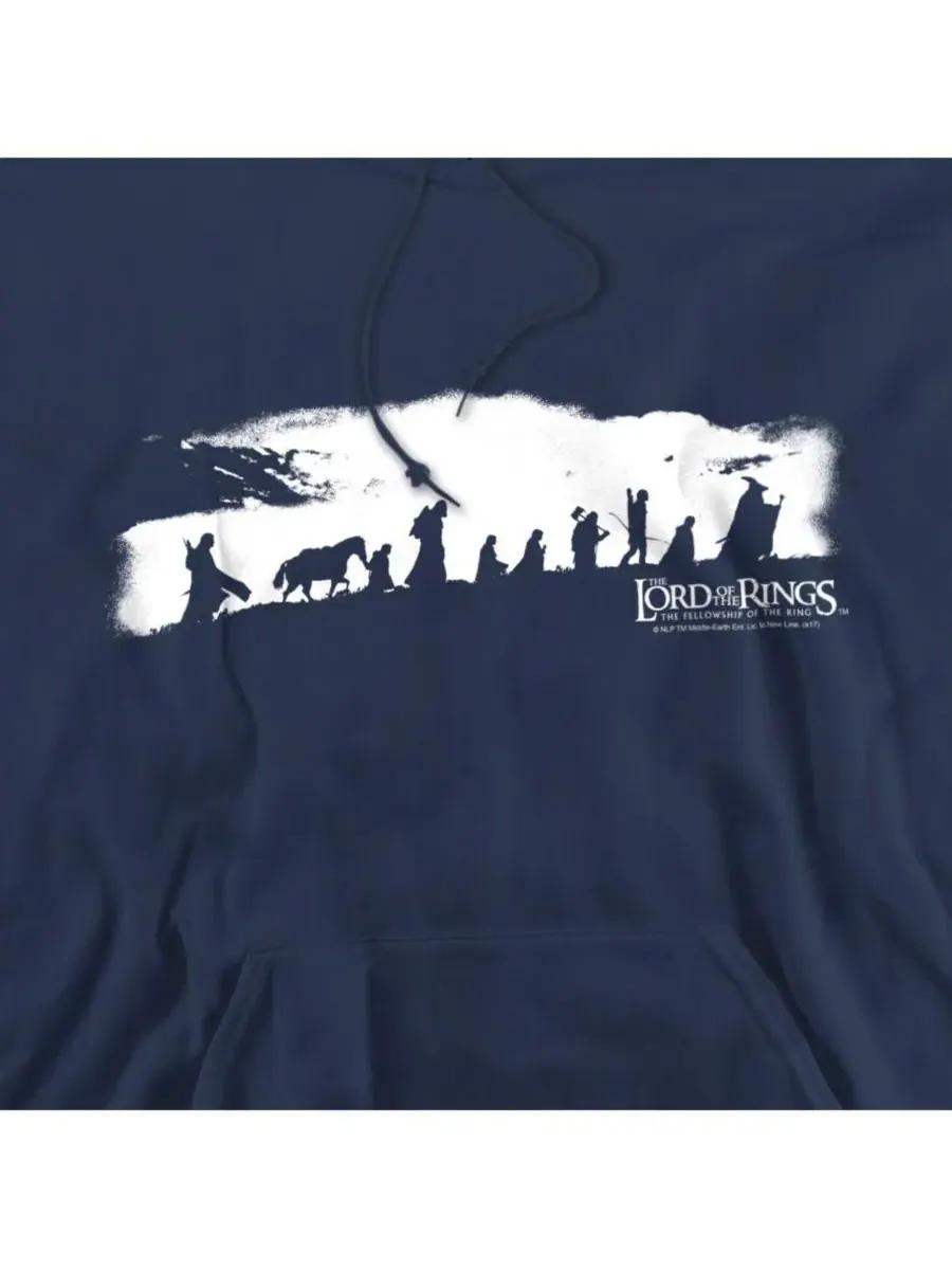 Худи с капюшоном LOR The Fellowship Lord Of The Rings — изображение 2 из 3, темно-синий