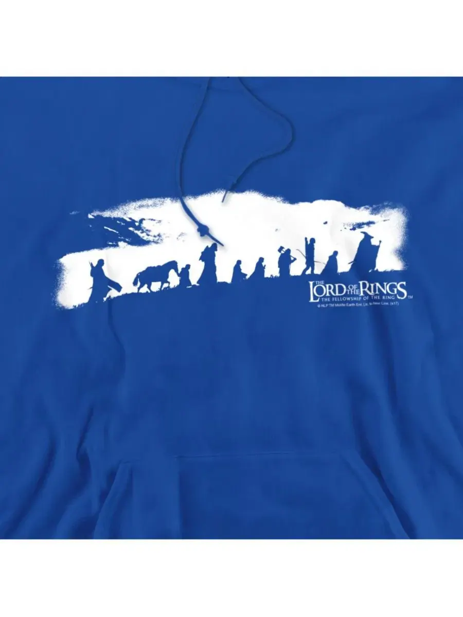 Худи с капюшоном LOR The Fellowship Lord Of The Rings — изображение 2 из 3, королевский