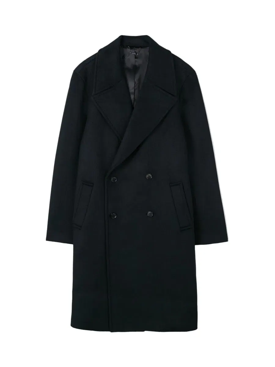 Двубортное кашемировое пальто Gobi Cashmere — серый