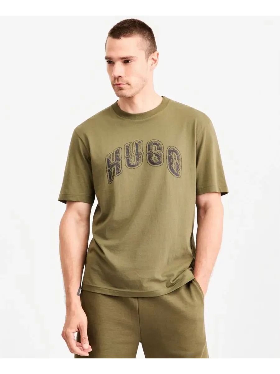Футболка с графическим принтом Nerpient Graphic Crewneck Hugo Boss