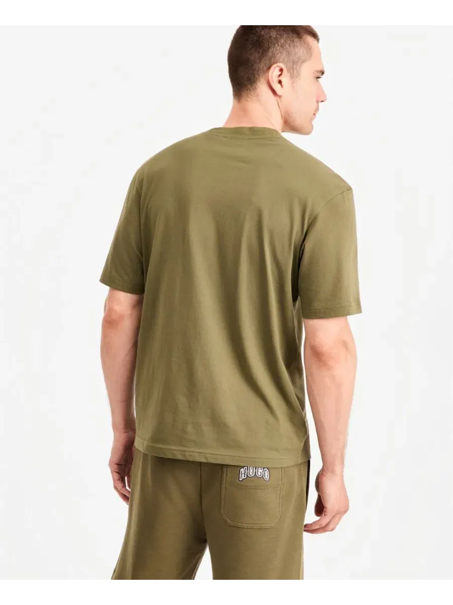 Футболка с графическим принтом Nerpient Graphic Crewneck Hugo Boss — изображение 4 из 4, зеленый