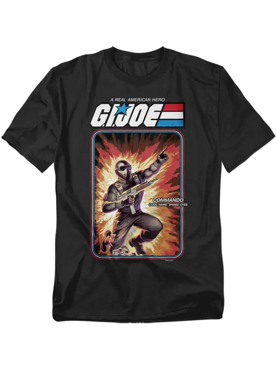 Футболка с принтом Snake Eyes Hashbro+ G.I. Joe Hasbro+ — изображение 1 из 3, черный