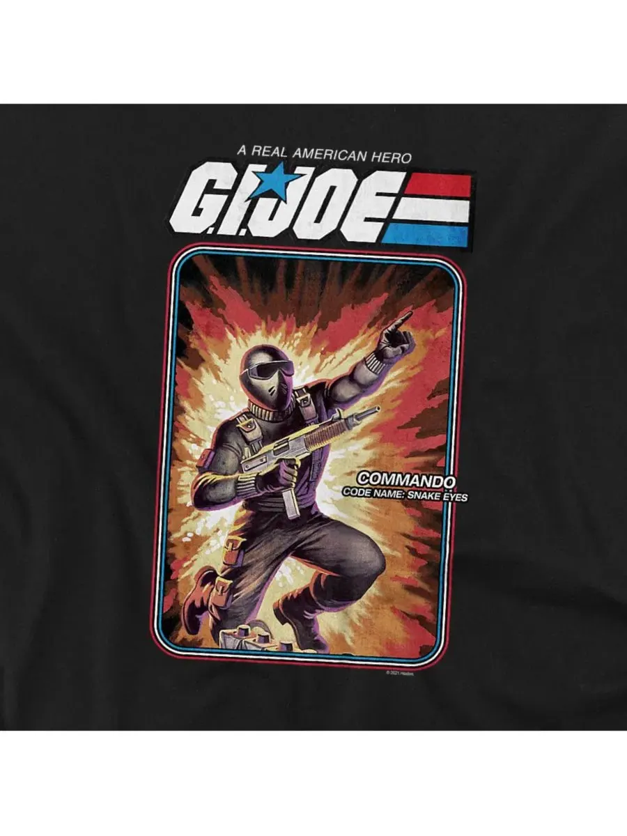 Футболка с принтом Snake Eyes Hashbro+ G.I. Joe Hasbro+ — изображение 2 из 3, черный