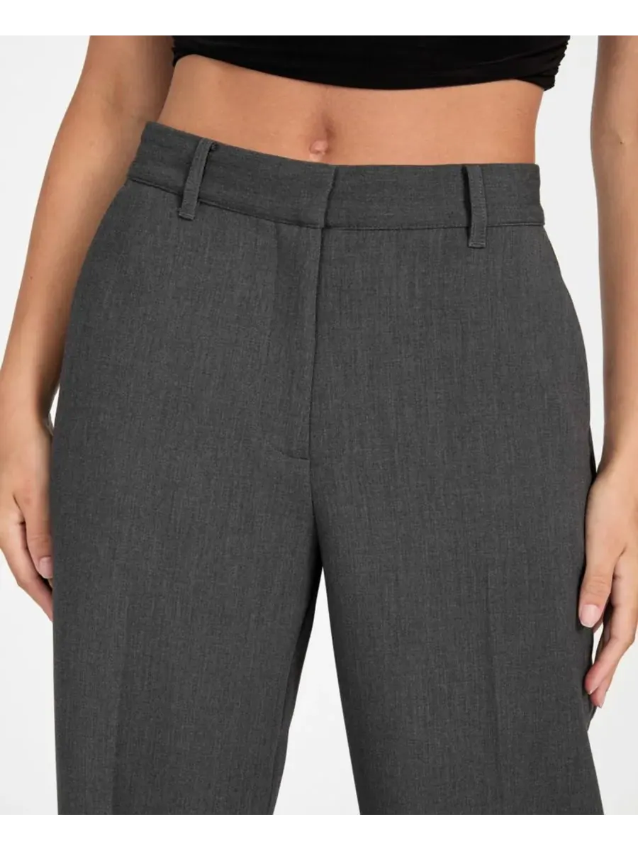 Женские брюки Joandra Perfect с широкими штанинами GUESS — изображение 8 из 10, темный серый