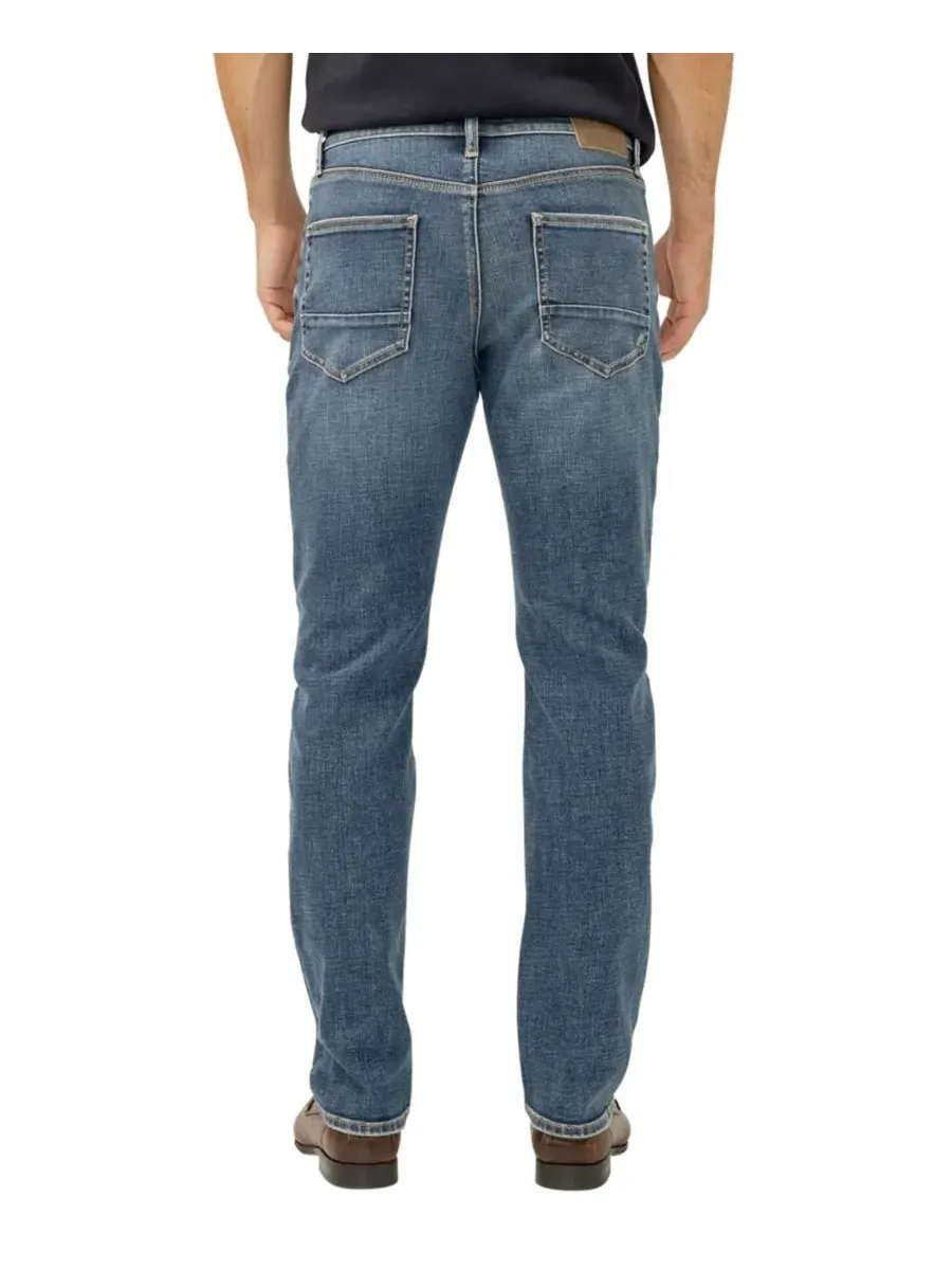 Мужские прямые джинсы из эластичного денима Machray Silver Jeans Co. — изображение 3 из 3, синий