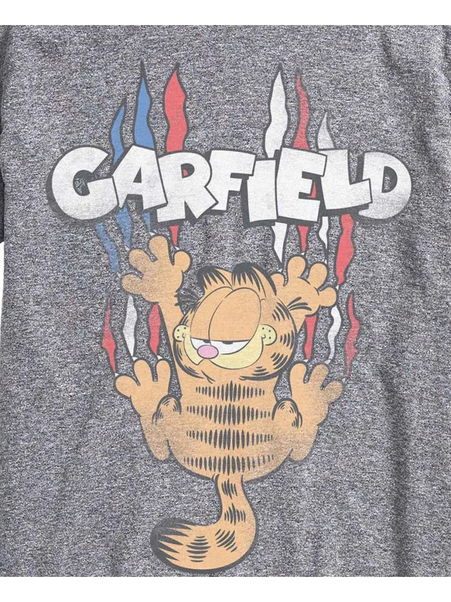 Футболка с графическим принтом Garfield с коротким рукавом AIRWAVES — изображение 3 из 3, приглушенный