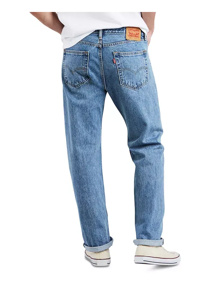 Мужские джинсы 505 Regular Fit без стрейча Levi's — изображение 3 из 13, бежевый