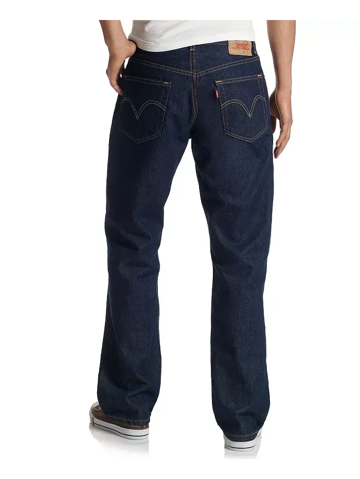 Мужские джинсы 505 Regular Fit без стрейча Levi's — изображение 2 из 13, красный