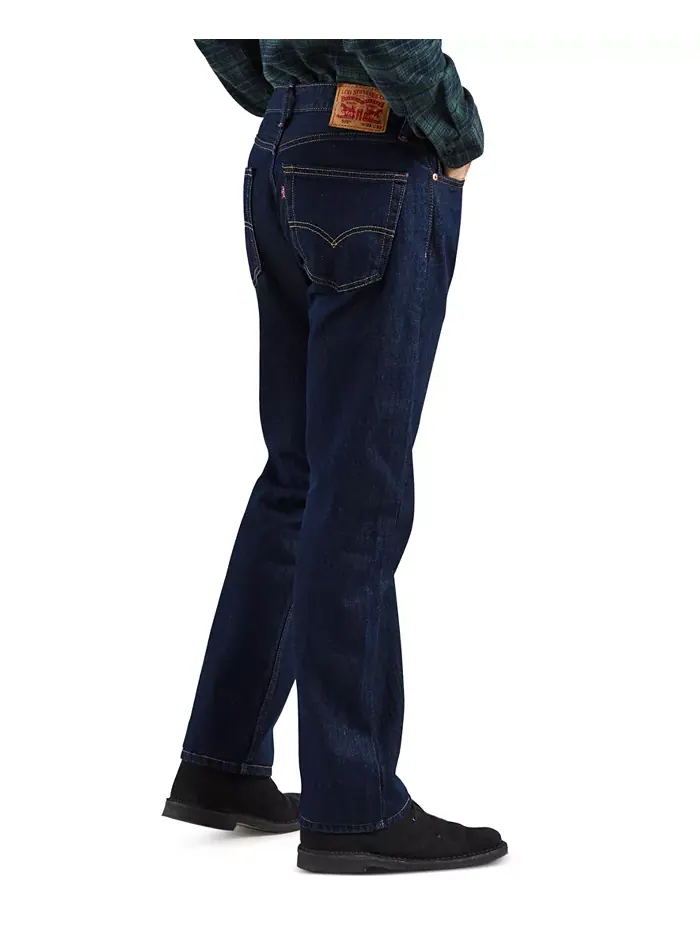 Мужские джинсы 505 Regular Fit без стрейча Levi's — изображение 3 из 13, красный