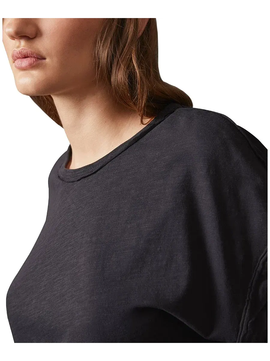 Футболка-кроп с коротким рукавом You Rock Free People — изображение 7 из 8, черный