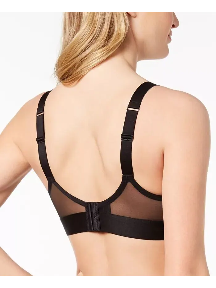 Прозрачный сетчатый бюстгальтер без подкладки DK4084 DKNY — изображение 2 из 2, черный