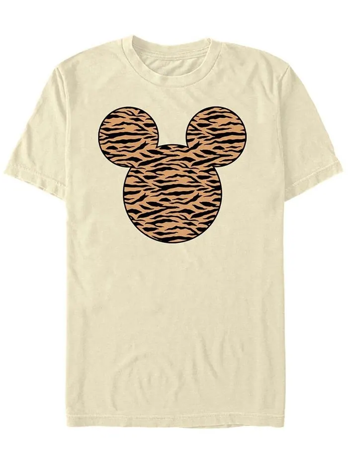 Мужская футболка с короткими рукавами и круглым вырезом Mickey Tiger Fill Fifth Sun — изображение 1 из 1, прозрачный
