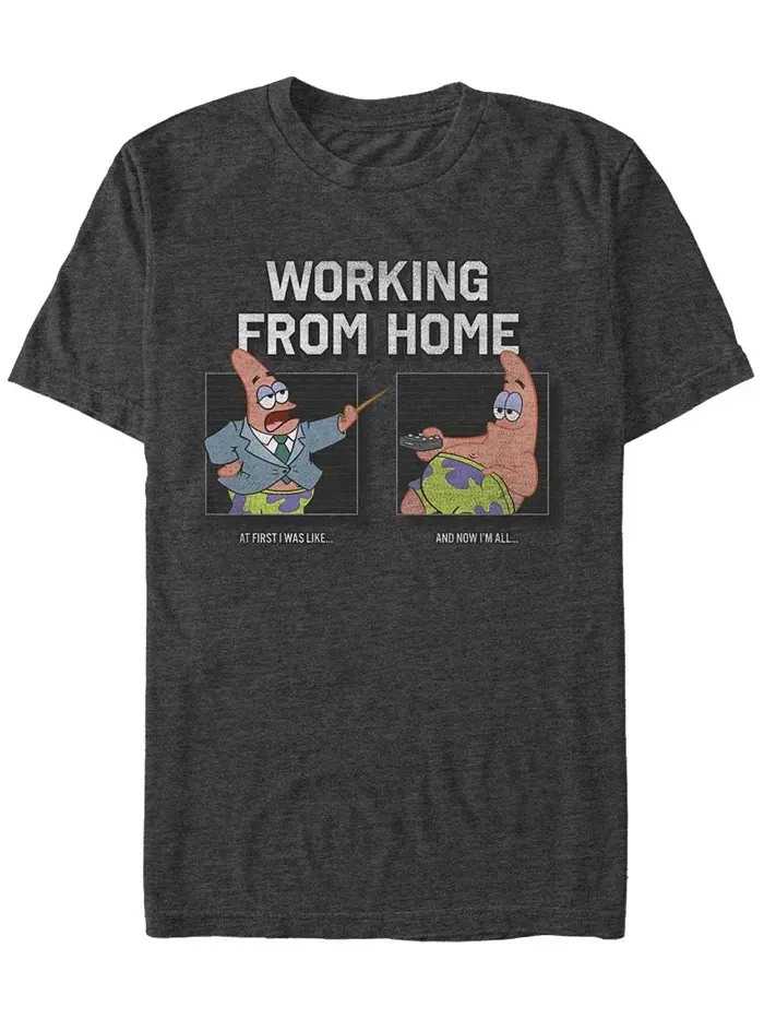 Мужская футболка с коротким рукавом Work From Home (2 шт.) Fifth Sun — изображение 1 из 1, темно-серый