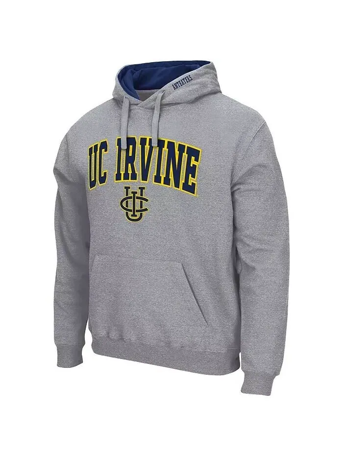 Мужской пуловер с капюшоном и логотипом UC Irvine Anteaters Colosseum — изображение 2 из 3, темно-синий
