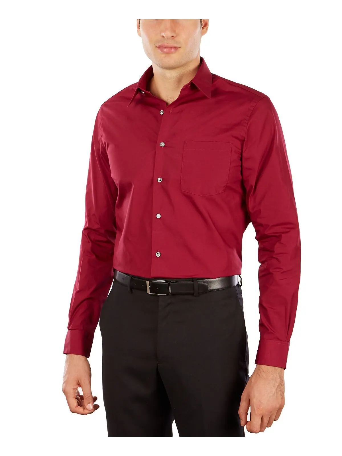 Мужская классическая рубашка из поплина спортивного кроя Van Heusen