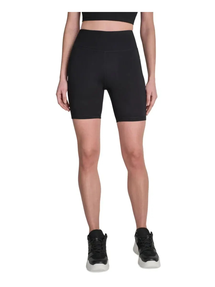 Женские велосипедные шорты с высокой талией DKNY Sport — изображение 1 из 6, серебристый