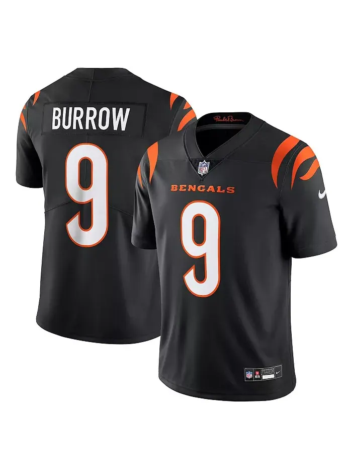 Мужская футболка Joe Burrow Cincinnati Bengals Vapor Untouchable Limited Nike — изображение 1 из 3, черный