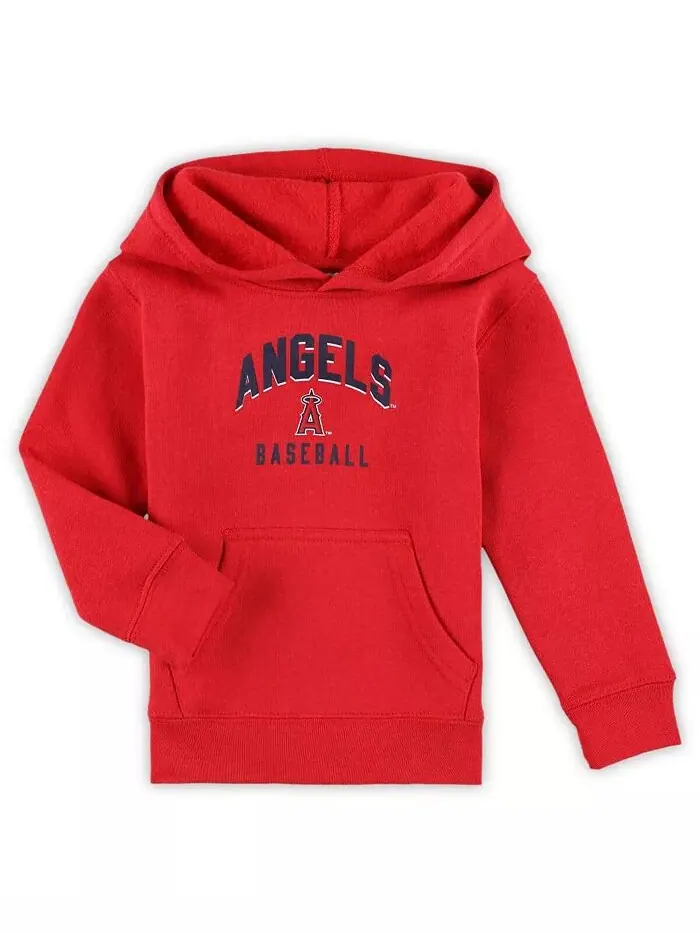 Комплект из флисовой толстовки с капюшоном и штанов Los Angeles Angels Play-By Play — изображение 3 из 3, серый