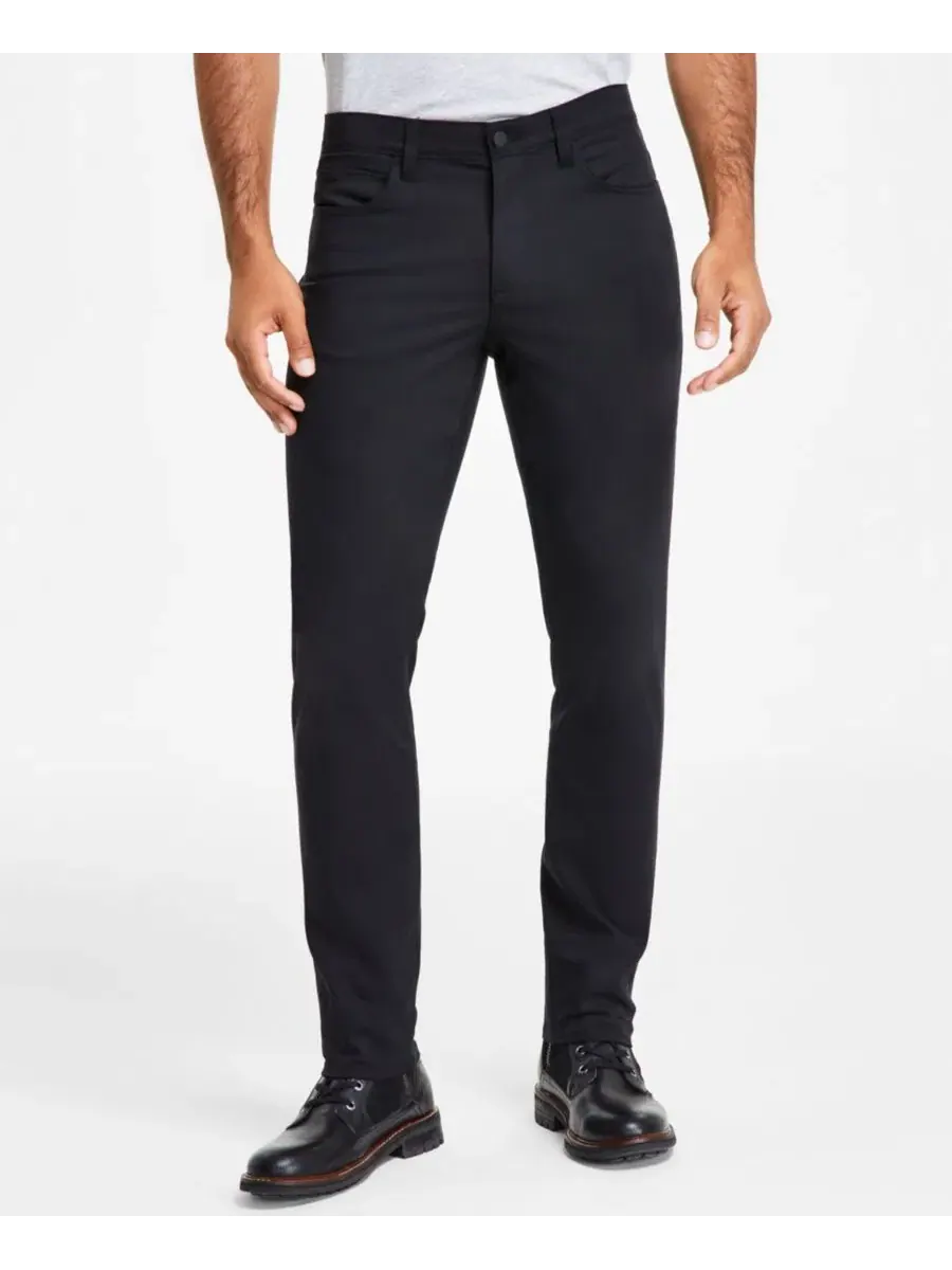 Мужской комплект: брюки CK Move 365 Slim-Fit Performance Stretch и рубашка с длинными рукавами из