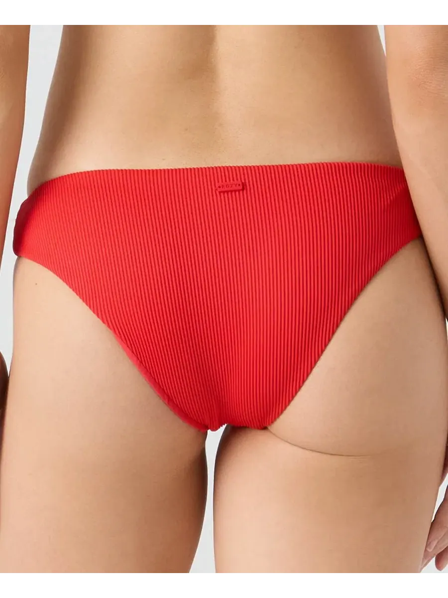 Женские плавки-хипстеры "Rib Lover" Roxy — изображение 2 из 6, красный