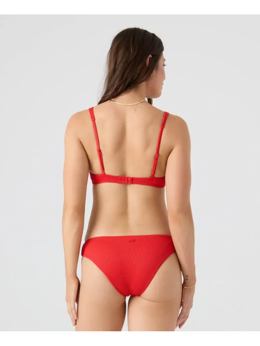 Женские плавки-хипстеры "Rib Lover" Roxy — изображение 6 из 6, красный