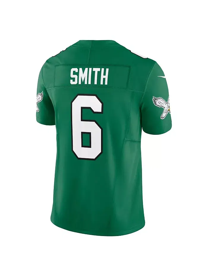 Мужская лимитированная джерси Philadelphia Eagles Vapor F.U.S.E. DeVonta Smith Kelly Nike — изображение 4 из 5, зеленый