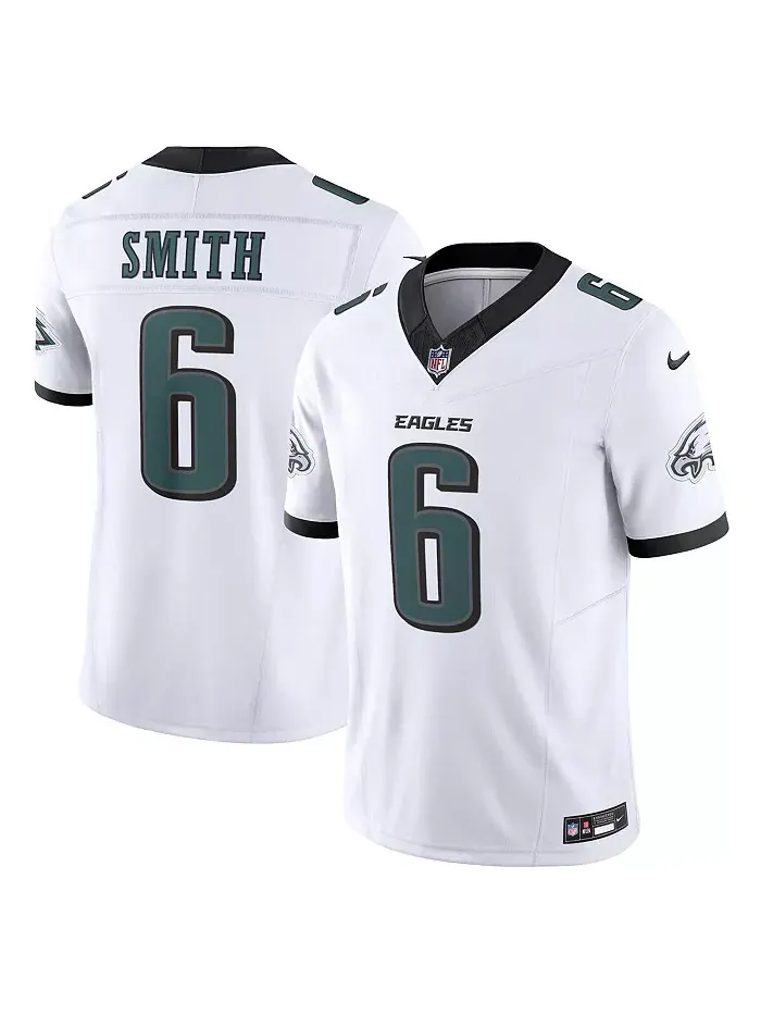 Мужская лимитированная джерси Philadelphia Eagles Vapor F.U.S.E. DeVonta Smith Kelly Nike — изображение 1 из 5, белый