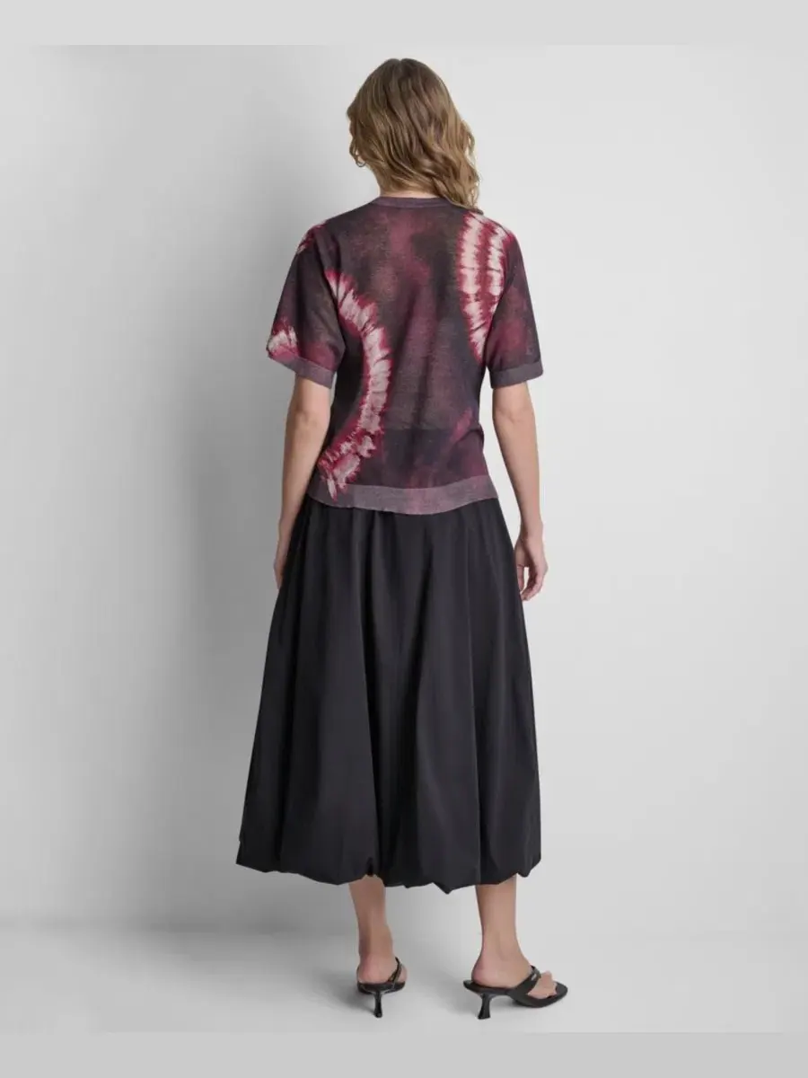 Женский свитер с короткими рукавами и принтом Dkny — изображение 5 из 5