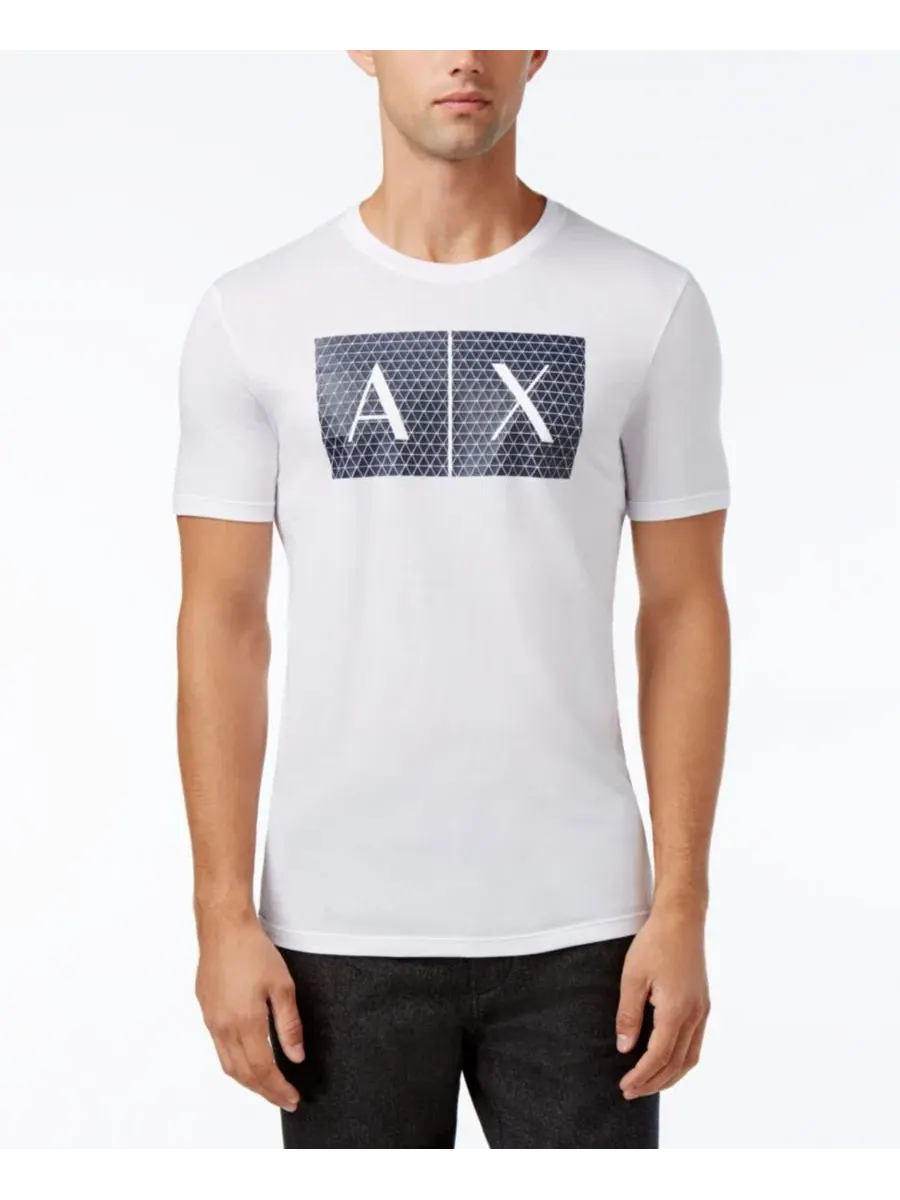 Мужская футболка с изображением триангуляции фундамента A|X Armani Exchange
