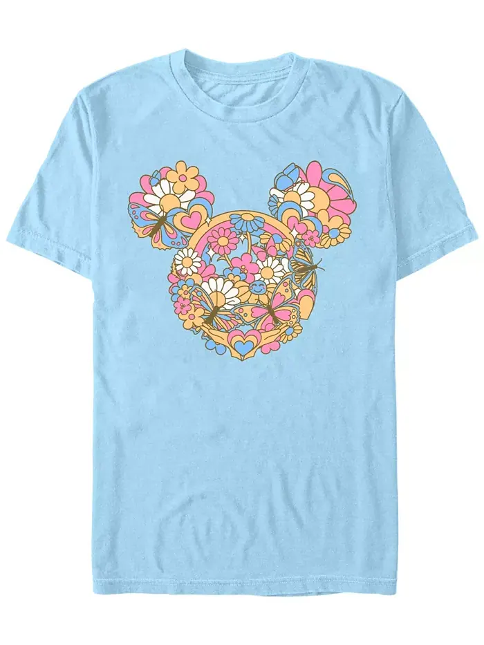 Мужская футболка с коротким рукавом Fairy Mickey Silo Mickey Classic — синий
