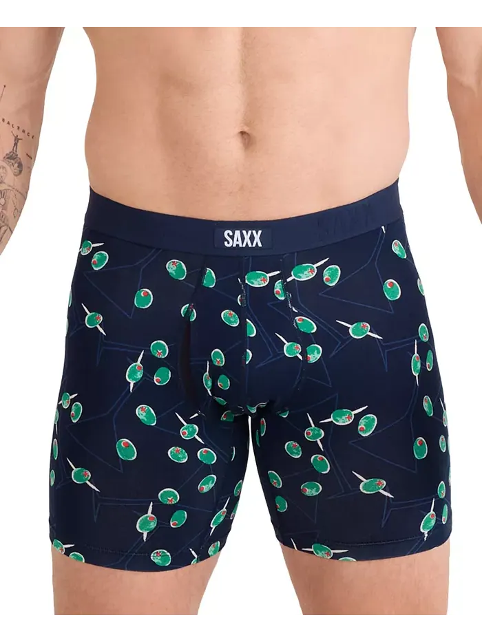 Мужские боксеры Xtra Slim-fit с принтом Vibe Saxx — изображение 2 из 4, синий