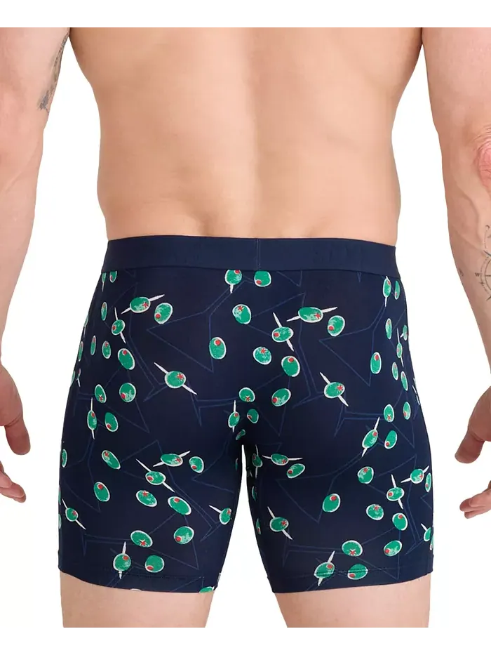 Мужские боксеры Xtra Slim-fit с принтом Vibe Saxx — изображение 3 из 4, синий