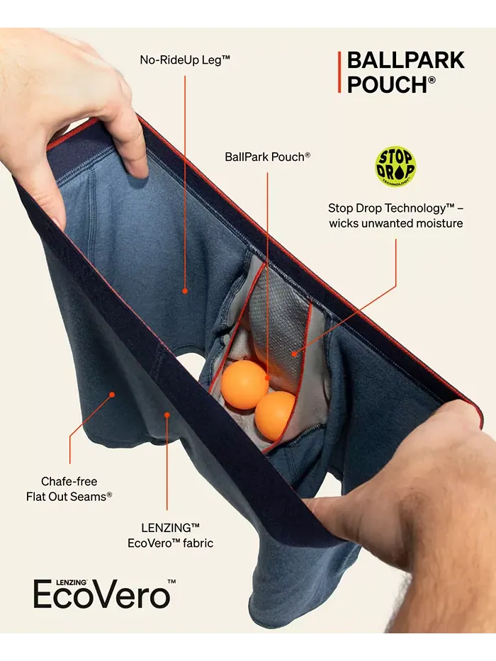 Мужские боксеры Xtra Slim-fit с принтом Vibe Saxx — изображение 4 из 4, синий