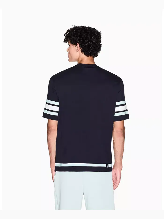 Мужская футболка «91» A|X Armani Exchange — изображение 2 из 15, синий