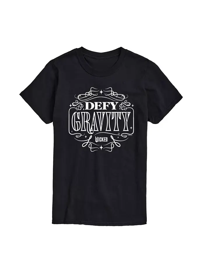 Мужская футболка Wicked Defy Gravity с коротким рукавом Airwaves — изображение 1 из 3, черный