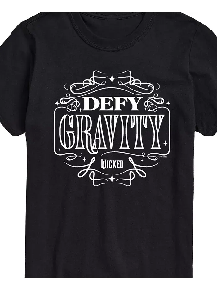 Мужская футболка Wicked Defy Gravity с коротким рукавом Airwaves — изображение 3 из 3, черный