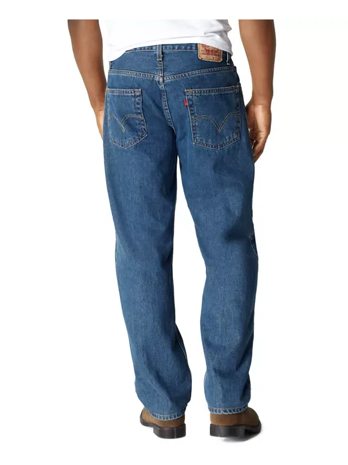 Мужские джинсы Big & Tall 550 свободного кроя без стрейча Levi's — изображение 2 из 7, серый