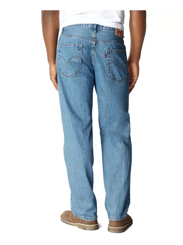 Мужские джинсы Big & Tall 550 свободного кроя без стрейча Levi's — изображение 2 из 7, синий