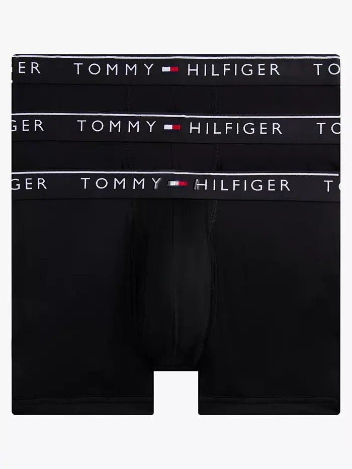 Комплект из 3 мужских микробоксеров с влагоотводящей прослойкой Tommy Hilfiger